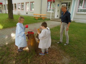 Bärbel Struck bei der Arbeit © Ina Lohse, AWO-Kindertagestätte Clara-Zetkin-Str., Chemnitz