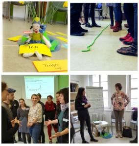 Workshop Rolle vorwärts Collage © ZFWB gGmbH Workshop Rolle vorwärts Collage © ZFWB gGmbH